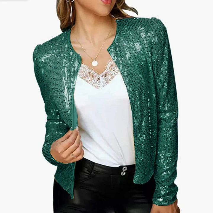 Marisette Sequin Crop Jacket
