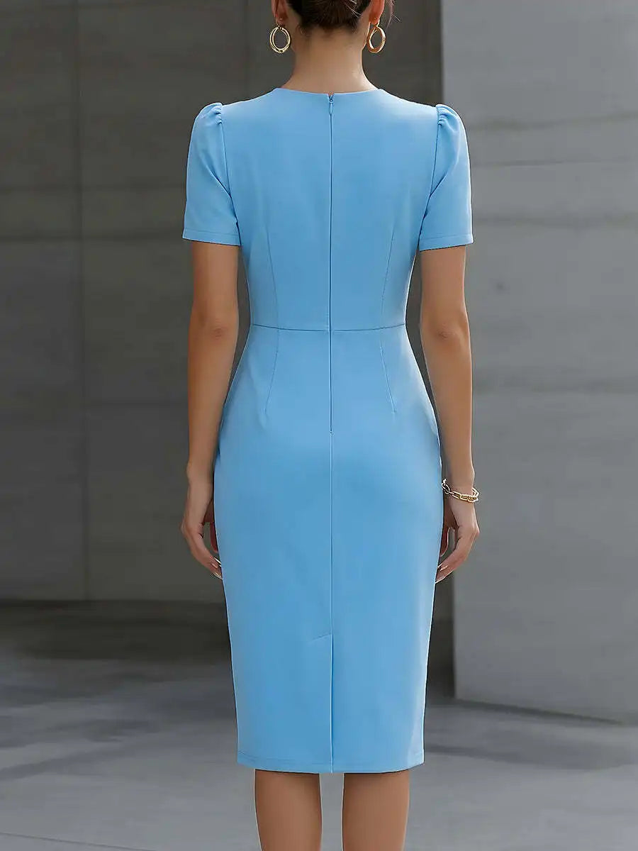 Veronica Waist Cinched Midi Dress