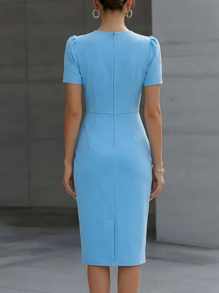 Veronica Waist Cinched Midi Dress