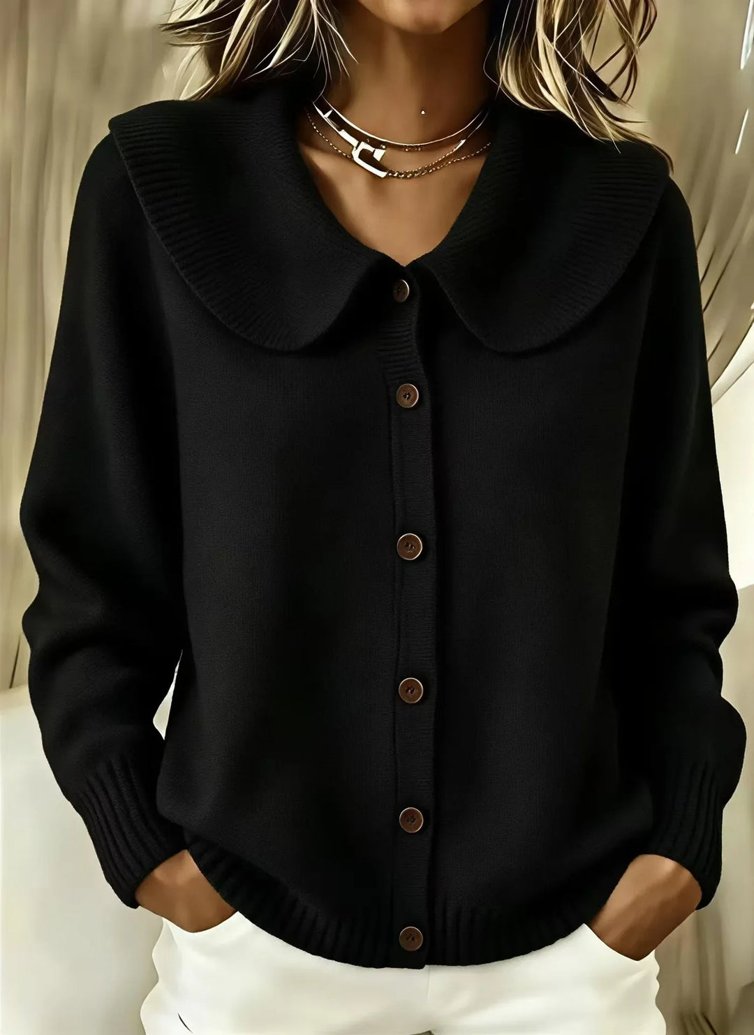 Selby Wide Collar Cardigan