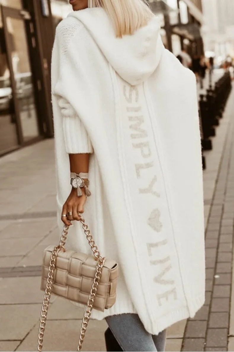 Winnifred Hooded Longline Cardigan