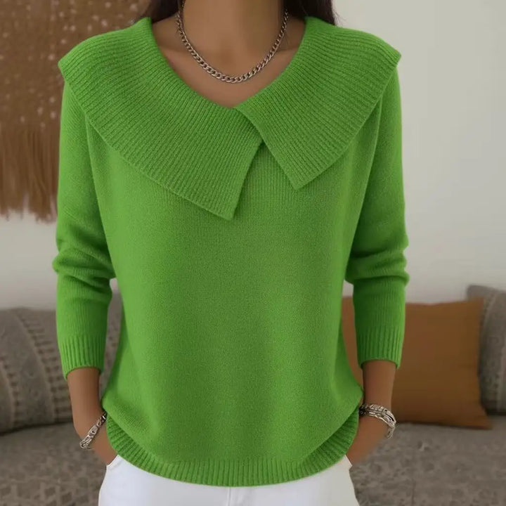 Hazel Fold Collar Sweater