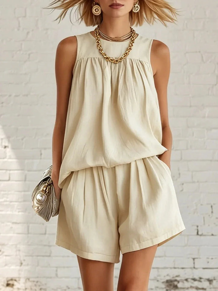 Jolanta Casual Relaxed Shorts Set