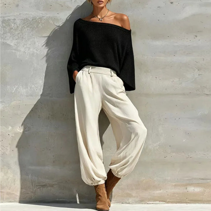 Sabrina Knit One Shoulder Set