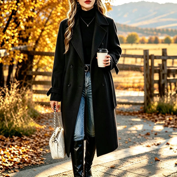 Vesna Double Breasted Wool Coat