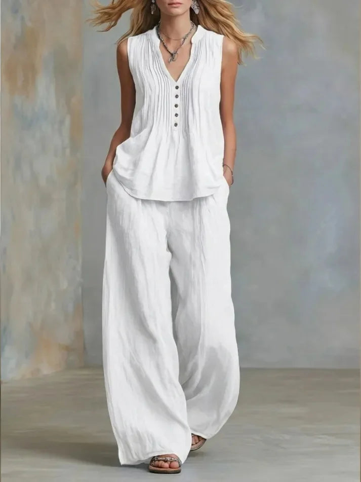 Orlando Pleated Two-Piece Set