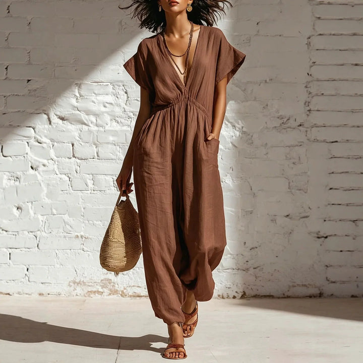 Noemi Casual Wide Leg Jumpsuit