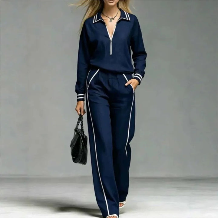 Marisol Half Zip Two Piece Set
