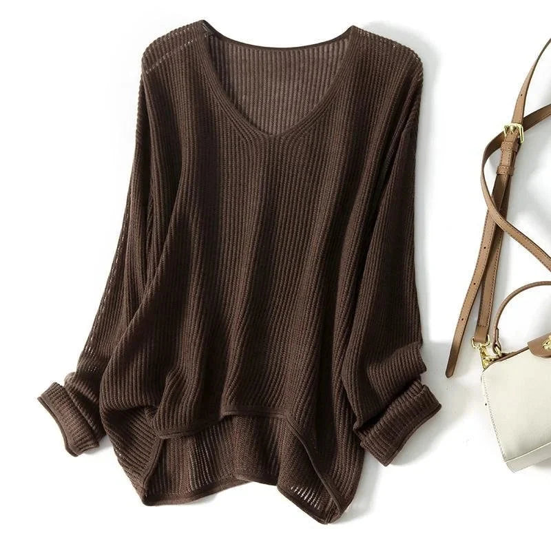 Sandra Hollow Knit Sweater