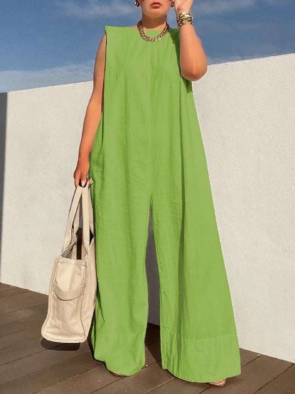 Orelia Relaxed Wide Leg Jumpsuit