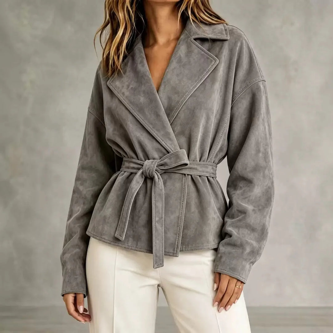 Dahlia Lapel Wrap Jacket