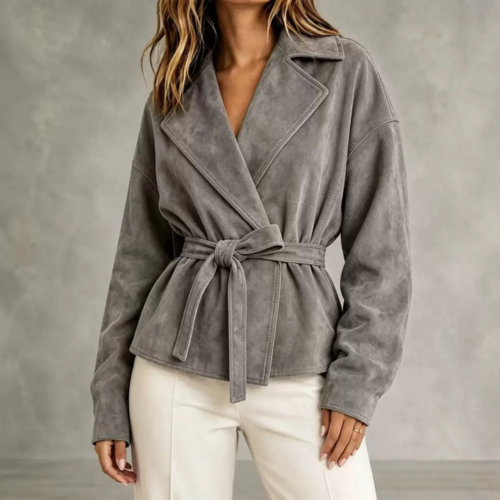Dahlia Lapel Wrap Jacket