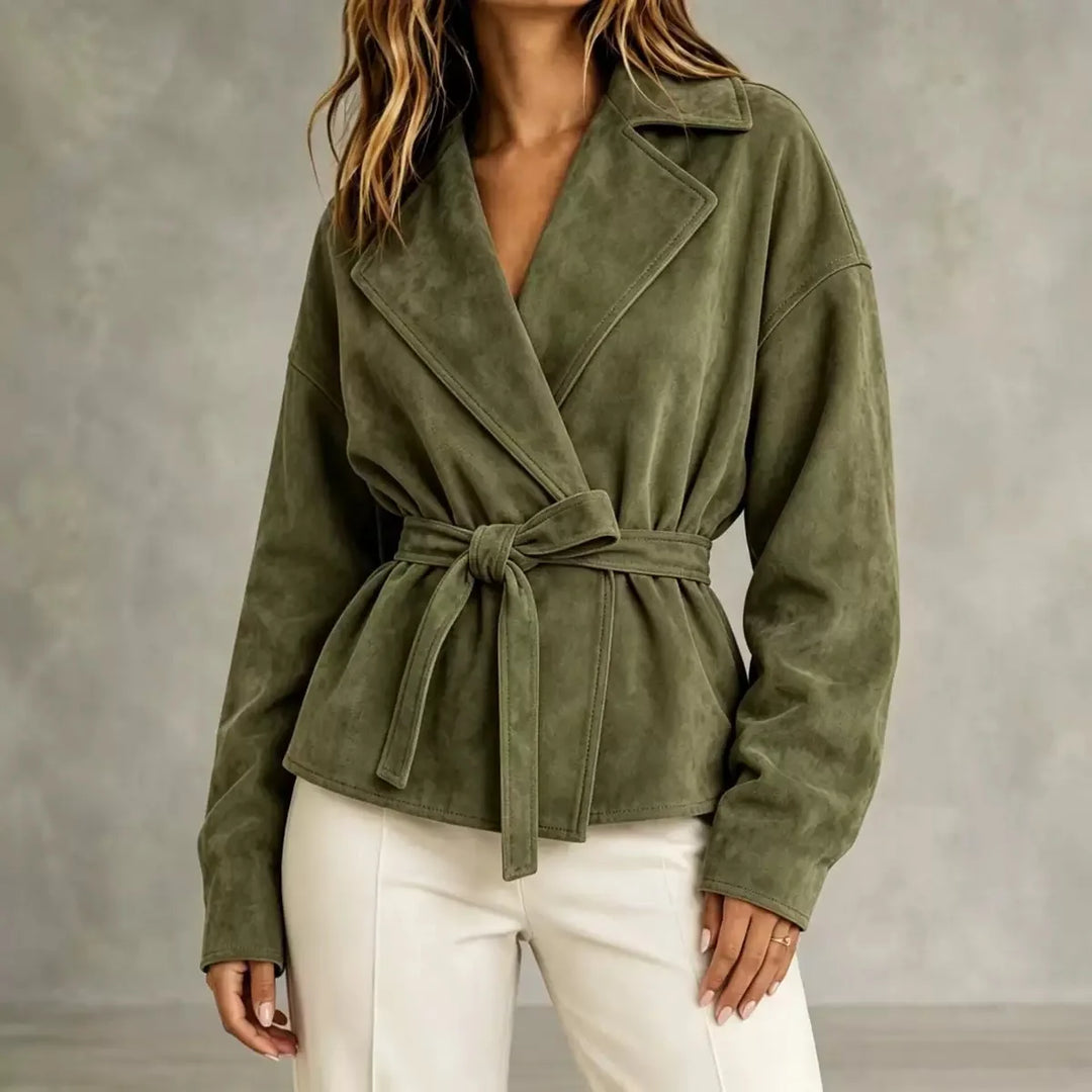 Dahlia Lapel Wrap Jacket