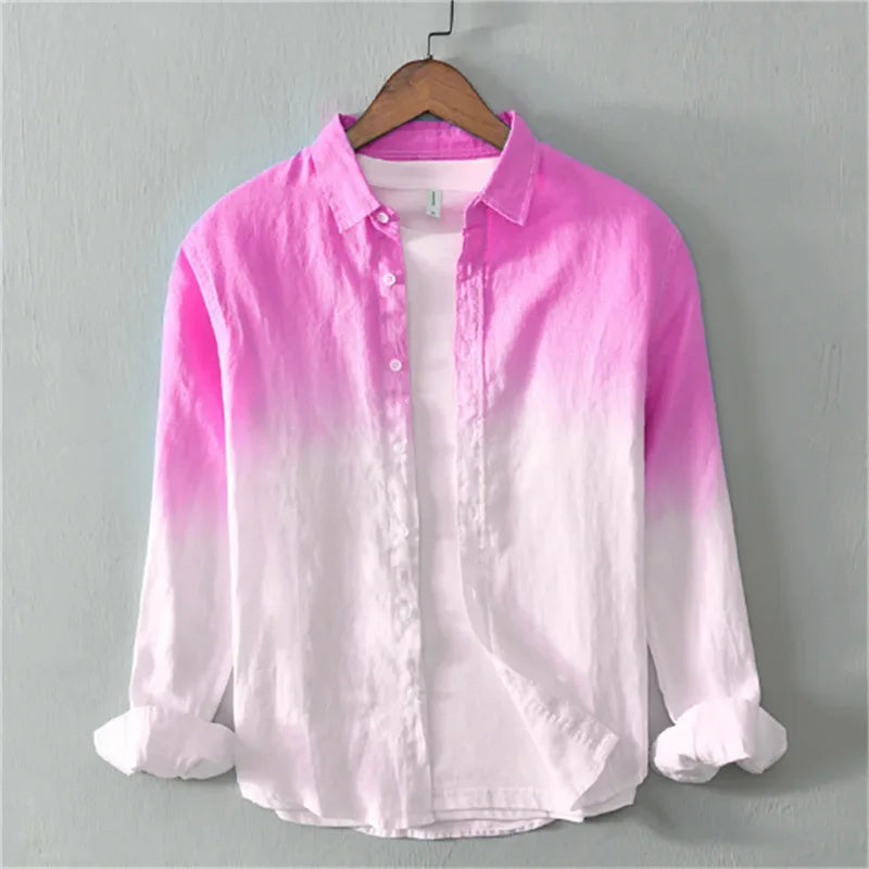 Ethan Ombre Button Front Shirt