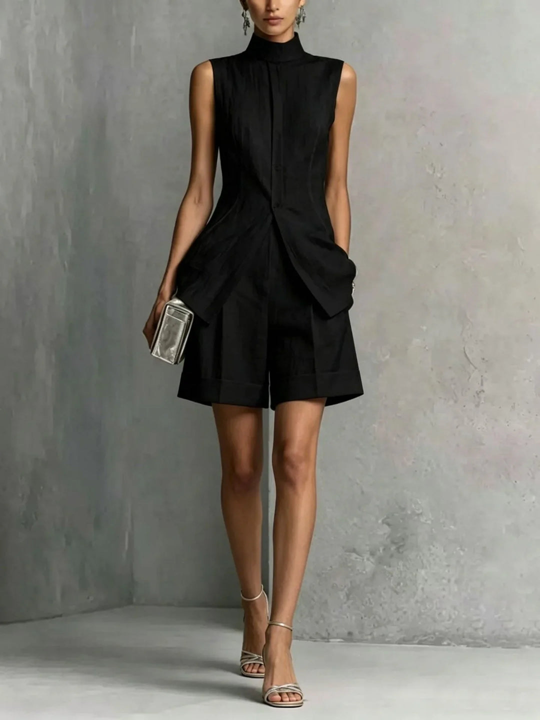 Ottavia Peplum Shorts Set
