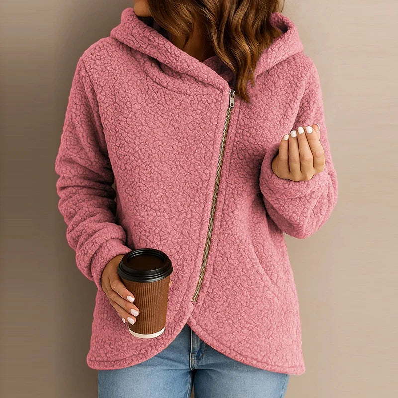 Dania Asymmetric Zip Hoodie
