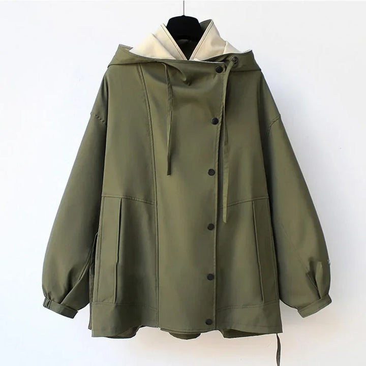 Winona Contrast Collar Trench