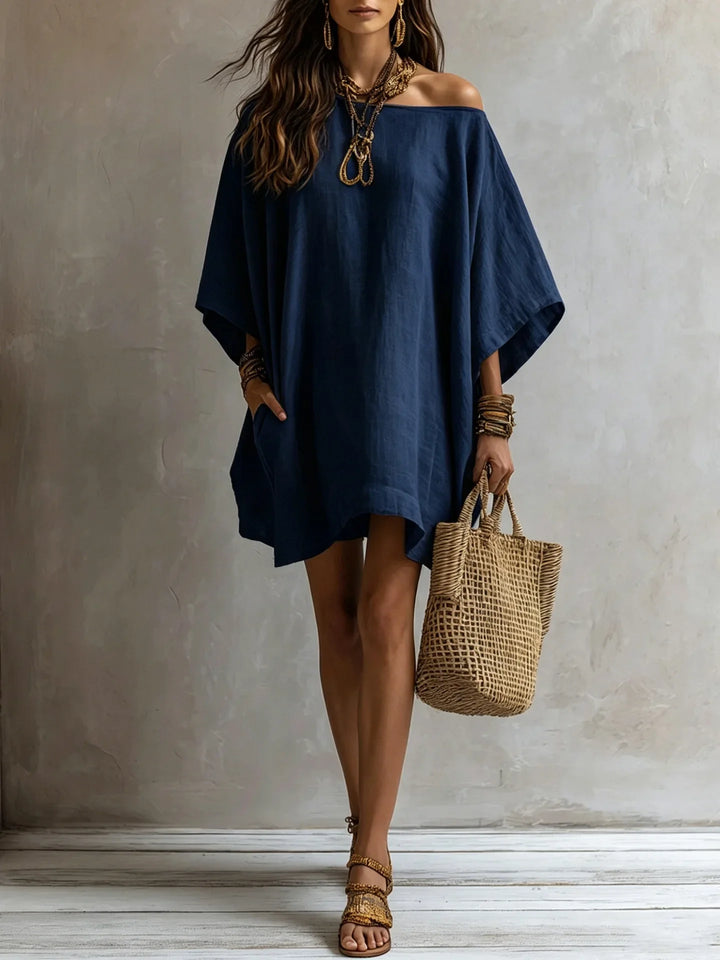 Evania Batwing Sleeve Mini Dress