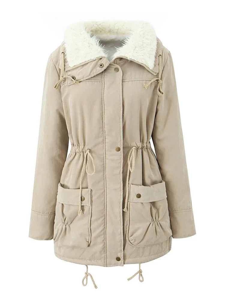 Sabina Drawstring Waist Parka