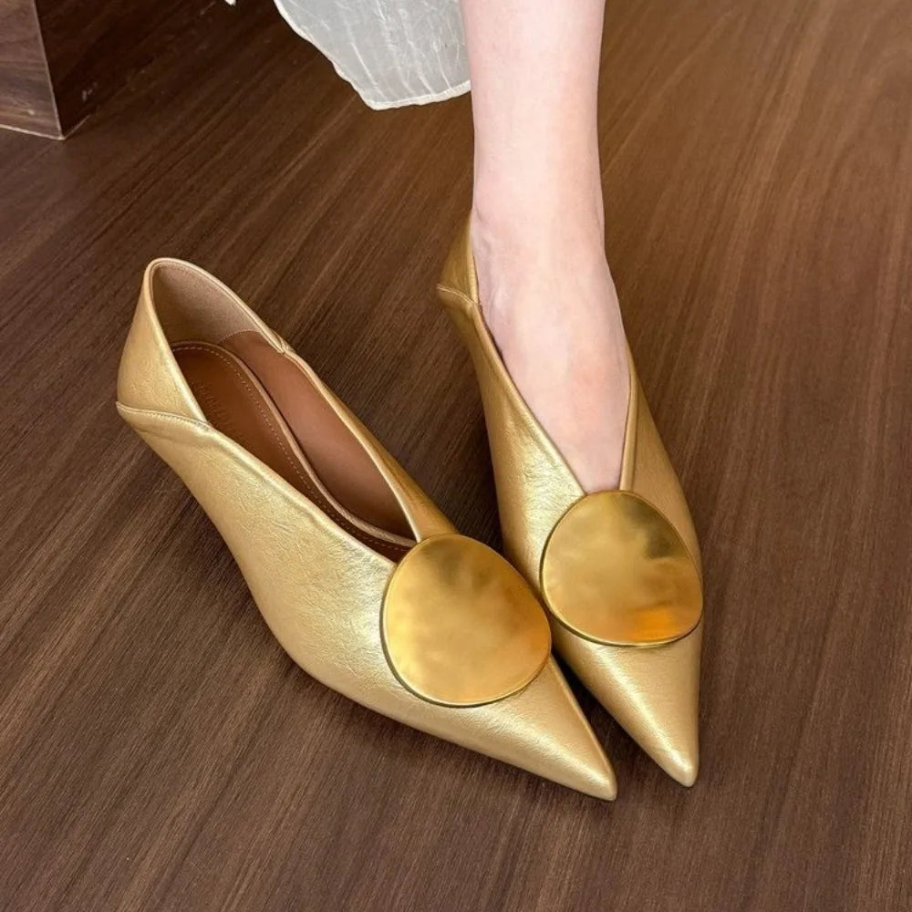 Anouk Comfortable Pointed Toe Low Heels