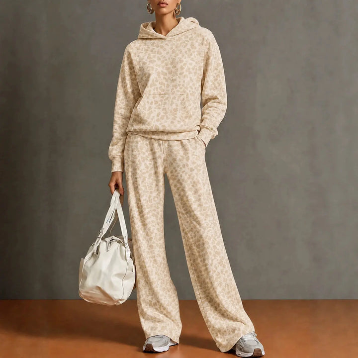 Fernanda Leopard Print Sweatsuit