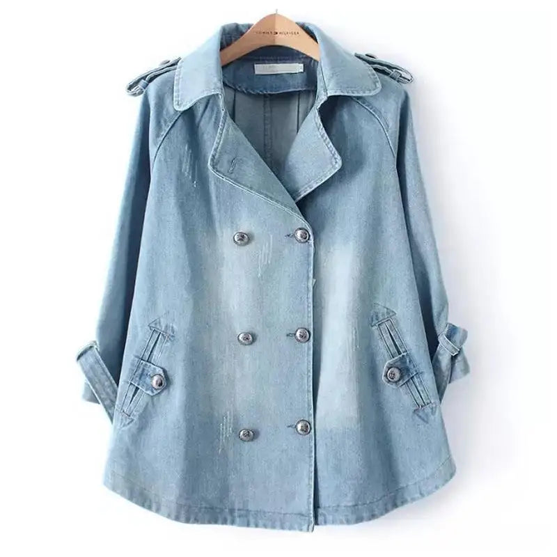 Marlena Denim Cape Jacket