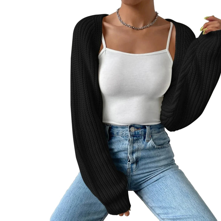 Harlan Ribbed Knit Shrug