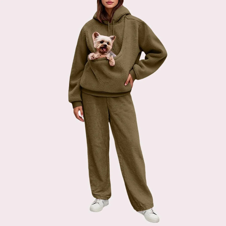 Ophira Pet Pocket Hoodie Set