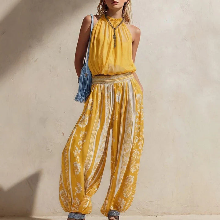 Tasha Printed Wide Leg Set