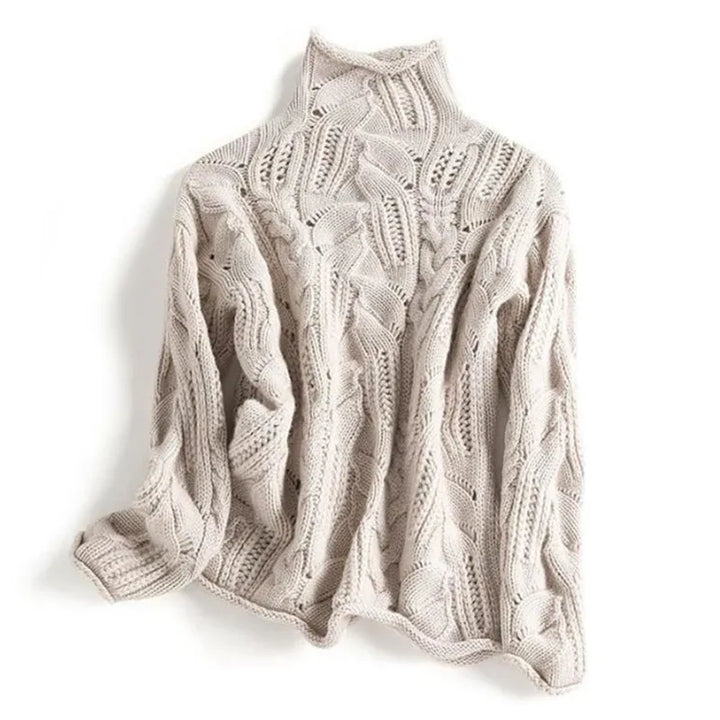 Zaffira Openwork Cable Sweater