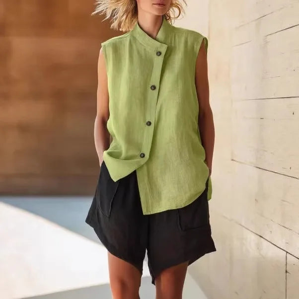 Noelle Button Front Two-Piece Set