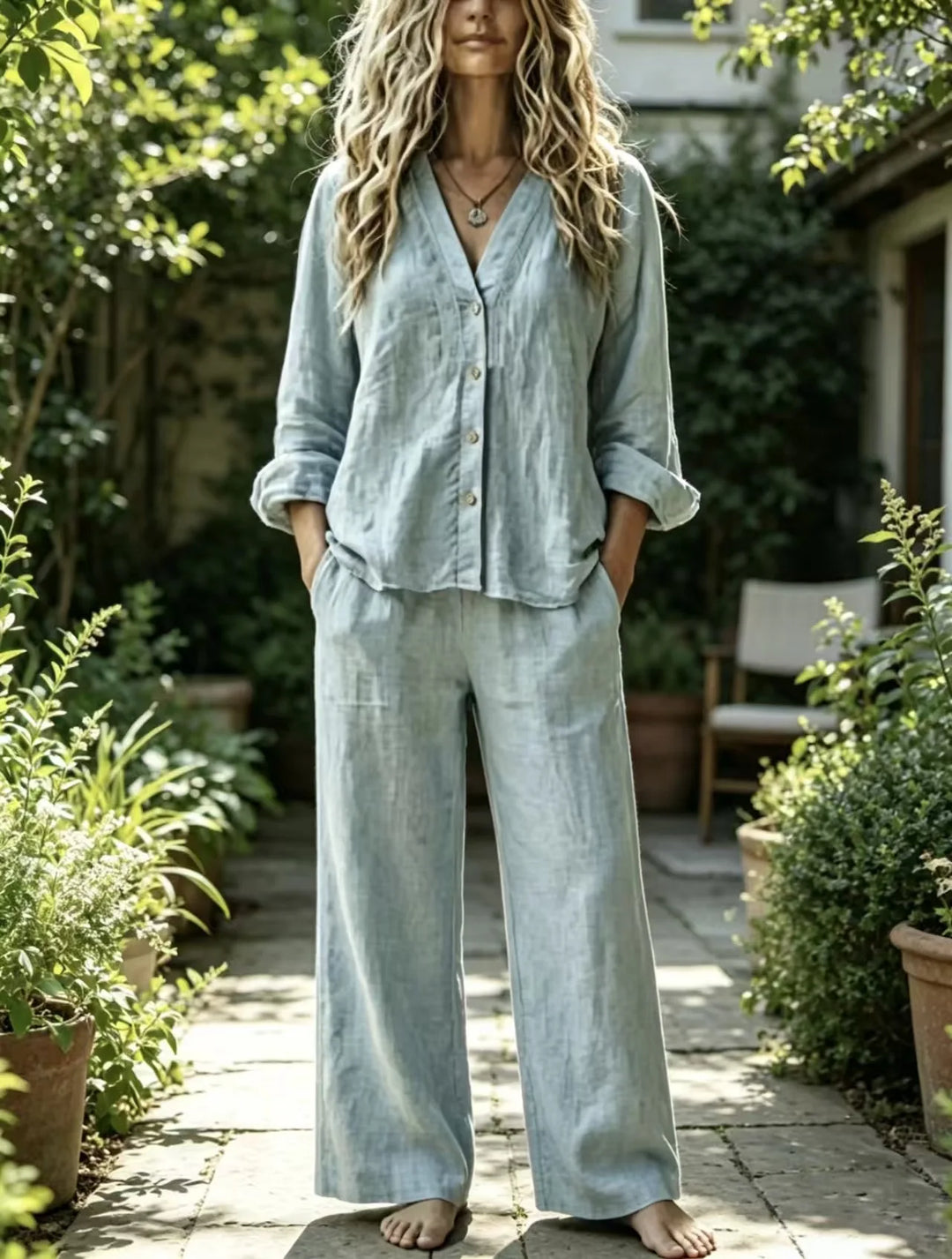 Tessa Relaxed Summer Two-Piece Set