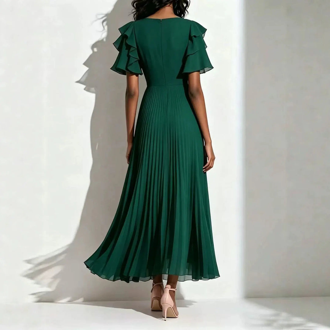 Elowen Pleated Maxi Dress