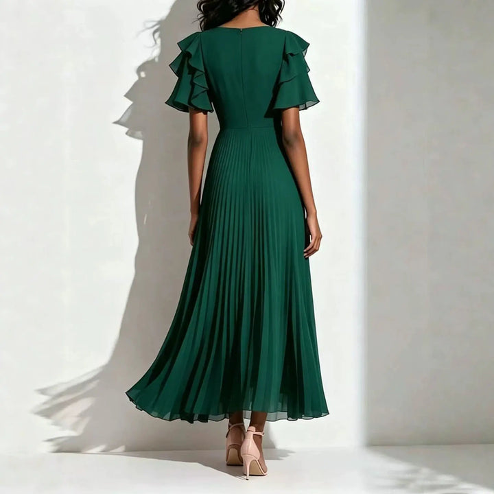 Elowen Pleated Maxi Dress