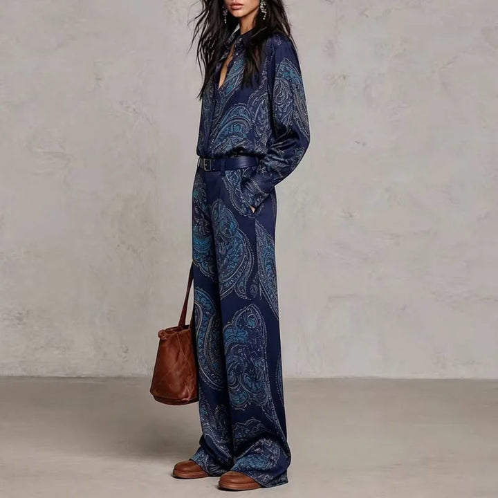 Rosalie Paisley Print Two Piece Set