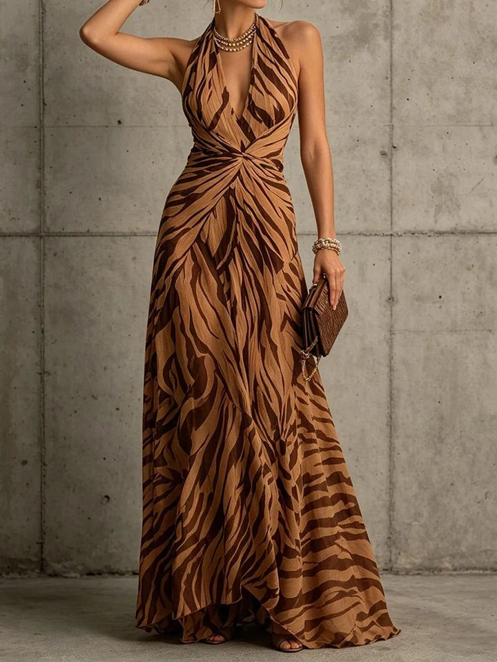 Vasilisa Twisted Waist Maxi Dress