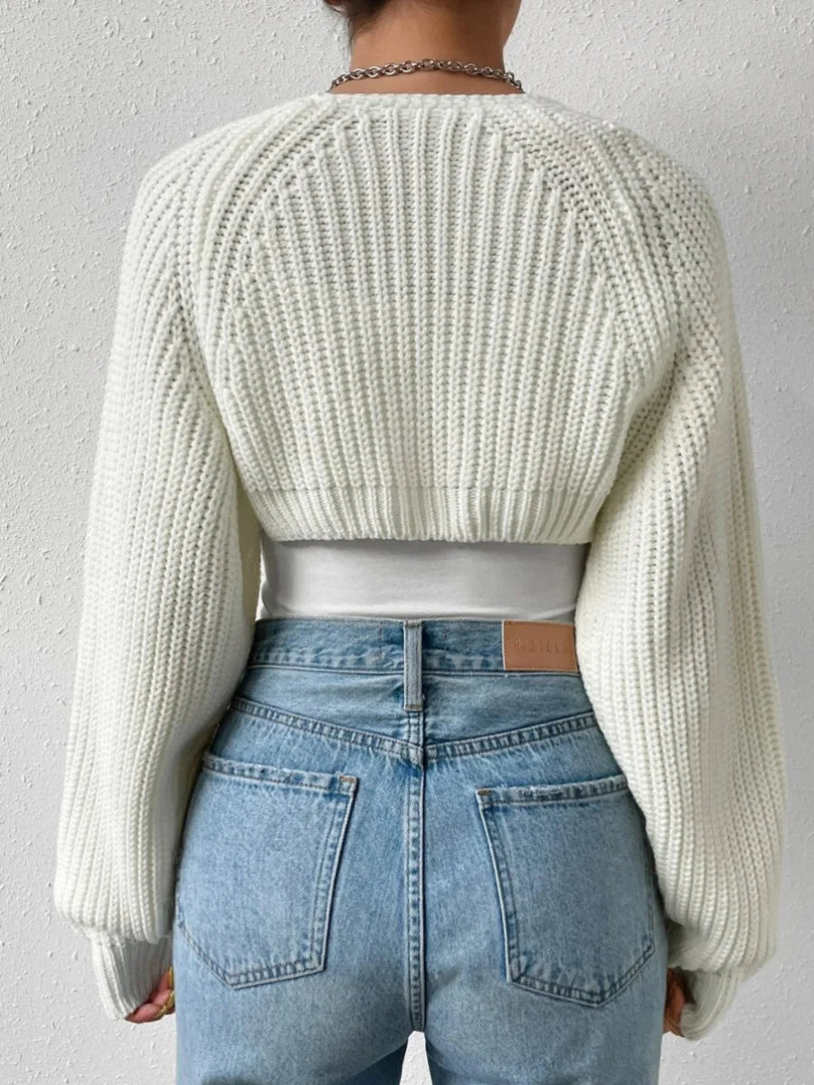 Harlan Ribbed Knit Shrug