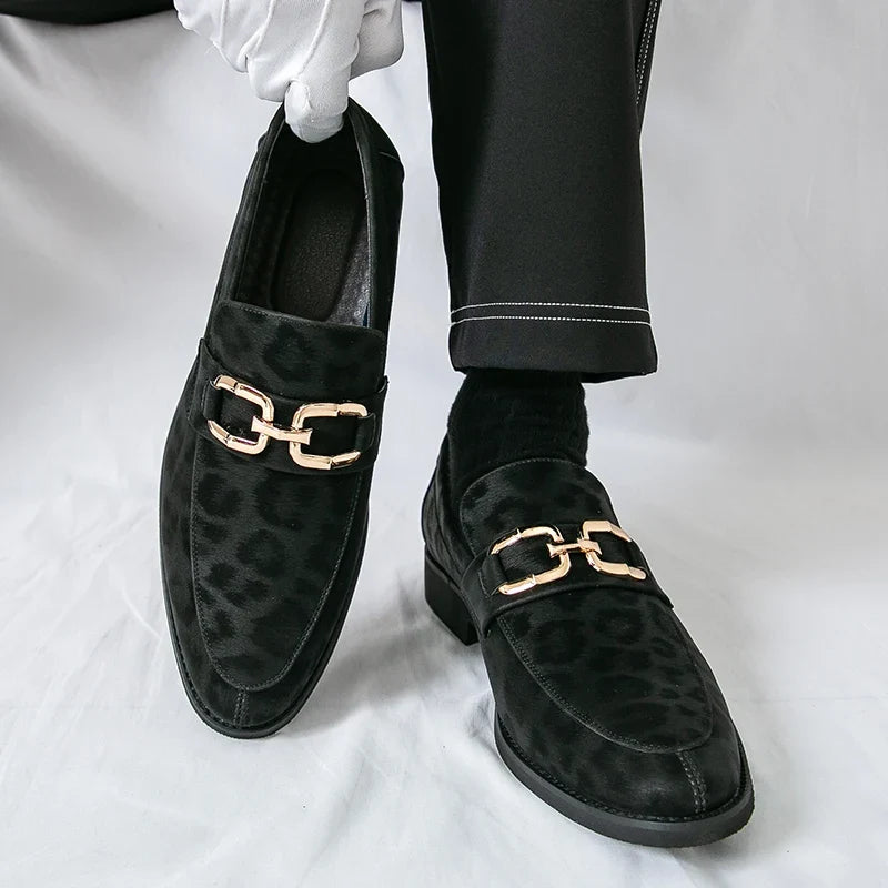Marsimo Leopard Loafers