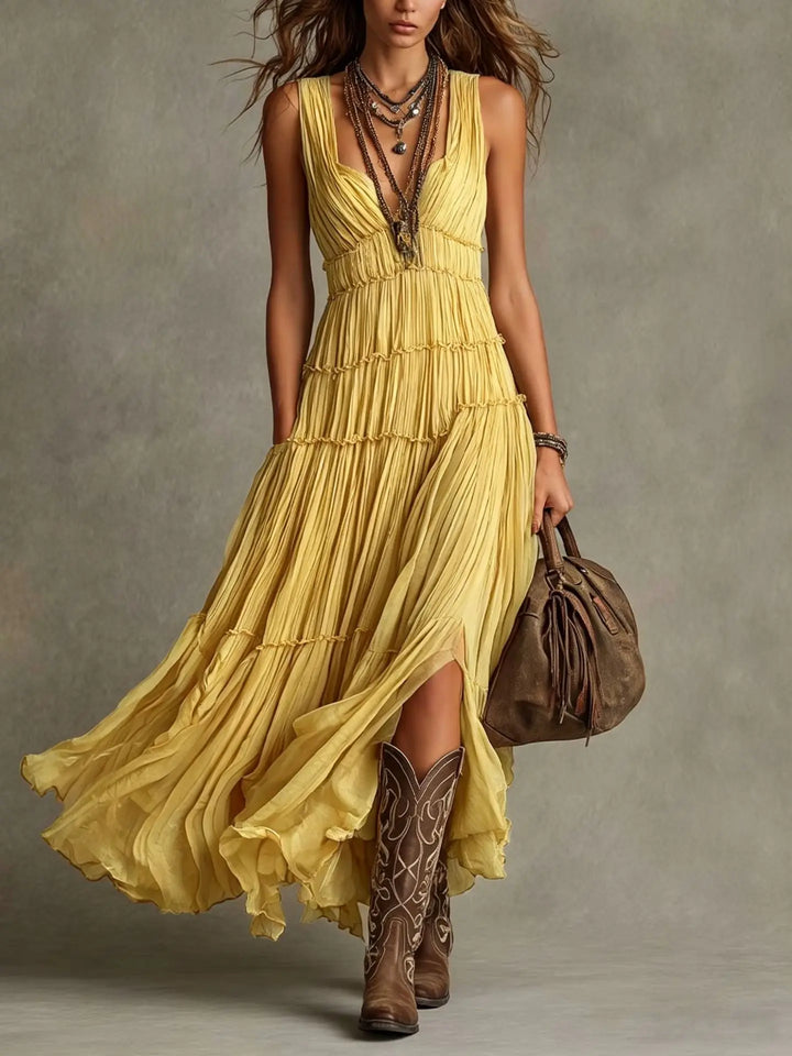 Camilla Tiered Boho Maxi Dress