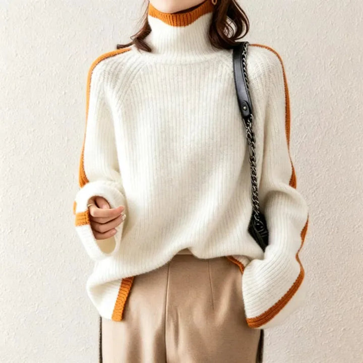 Claire Contrast Trim Sweater
