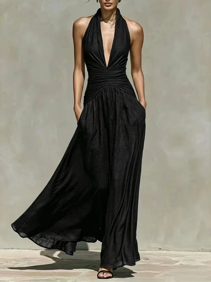 Anouk Ruched Waist Maxi Dress
