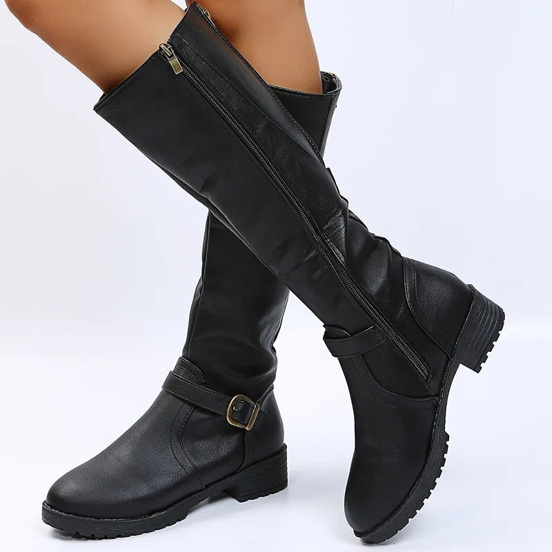 Rosaline Side Zip Riding Boots