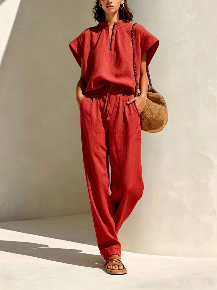 Solenne Relaxed Two-Piece Set