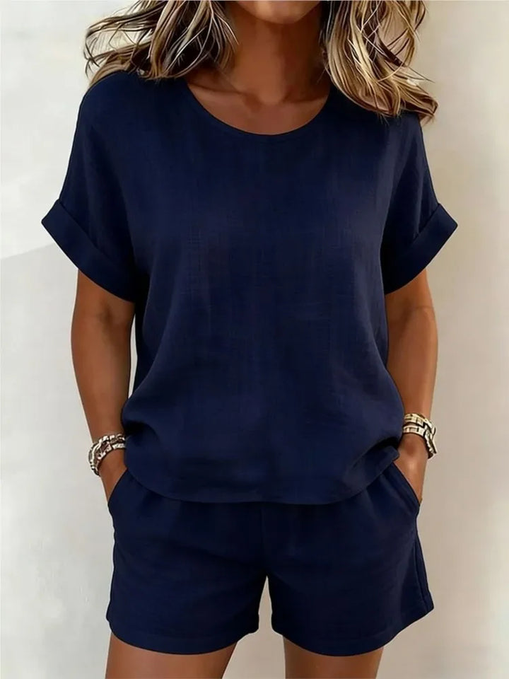 Desiree Casual Two-Piece Shorts Set