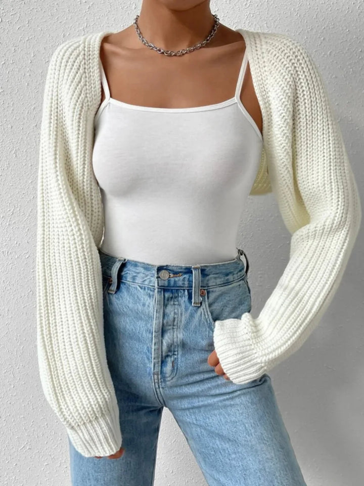 Harlan Ribbed Knit Shrug