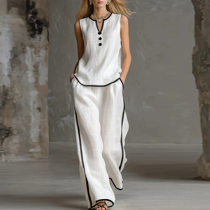 Noami Sleeveless Two Piece Set