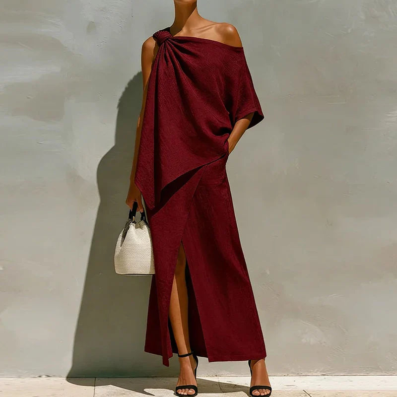 Sabrina One Shoulder Maxi Skirt Set