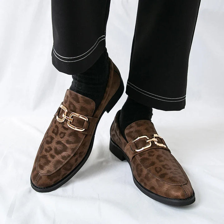 Marsimo Leopard Loafers