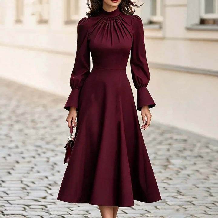Ophelia Flared Cuff Midi Dress