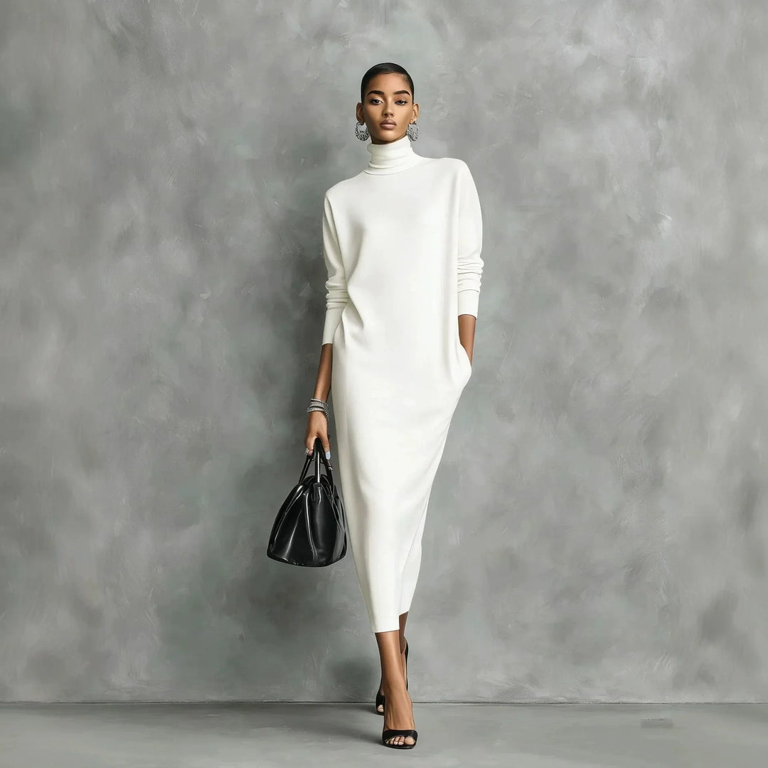 Soraya Relaxed Fit Turtleneck Dress